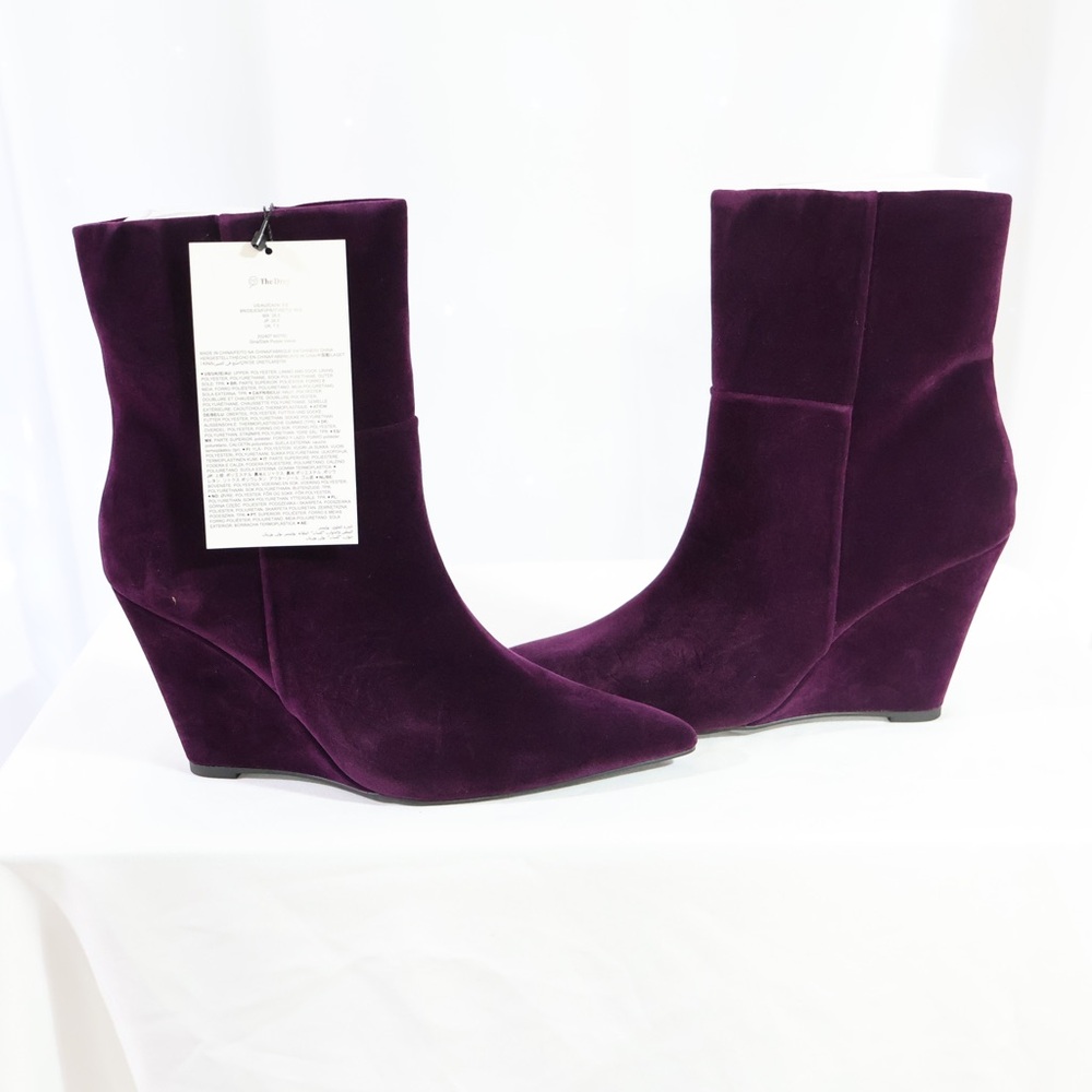 Purple Velvet Boots